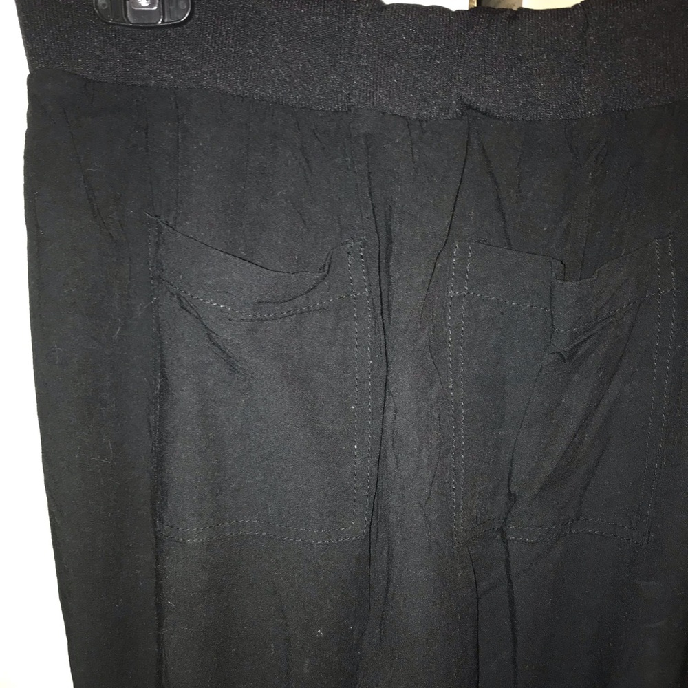 Madewell Black Pull On Jogger Track Pants - Picture 4 of 9